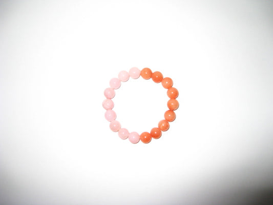 PALOMA BRACELET NO. 2 - ORANGE & PINK